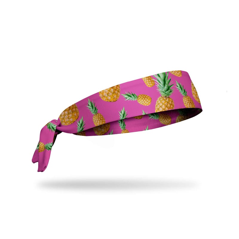 JUNK Brands Flex Tie Headband - Moisture-Wicking, Performance Fabric, Non-Slip, Sports Sweatband for Men & Women - One Size - Tropicana - Image 2